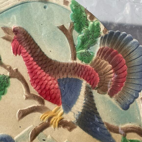 German Die Cut Pulp Embossed Wall Art Vintage 1950s Advertising Collectible READ - Picture 4 of 8